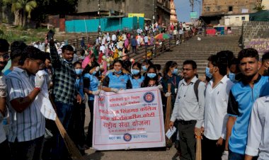 एस के एन सिंहगड कोर्टी पंढरपूर -राष्ट्रीय सेवा योजनेंतर्गत ‘नमामि चंद्रभागा’ स्वच्छता अभियान उत्साहात संपन्न