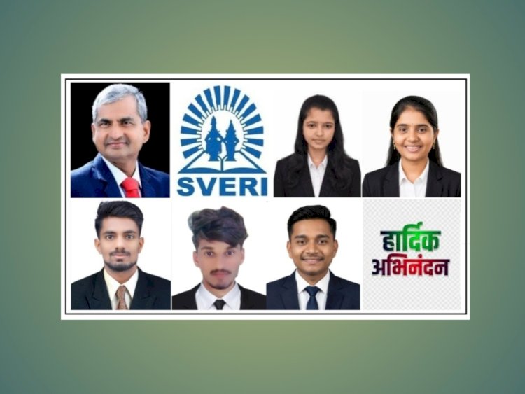 स्वेरीच्या पाच विद्यार्थ्यांची ‘एरोसिस एचव्हीएसी प्रा.लि.’ या नामांकित कंपनीत निवड
