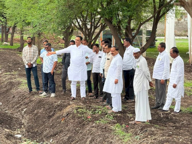 कृषी पंढरी" ​कर्मयोगी सुधाकरपंत परिचारक कृषी महामहोत्सव -२०२६ चे आयोजन ; मा.आ.प्रशांत परिचारक यांनी पूर्वतयारीची प्रत्यक्ष पाहणी करत कृषी महोत्सवाच्या प्रशासकीय तयारीचा घेतला आढावा