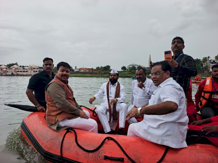 आषाढी वारी - उपमुख्यमंत्री एकनाथ शिंदे यांच्याकडून पंढरपुरात सुविधांची पाहणी