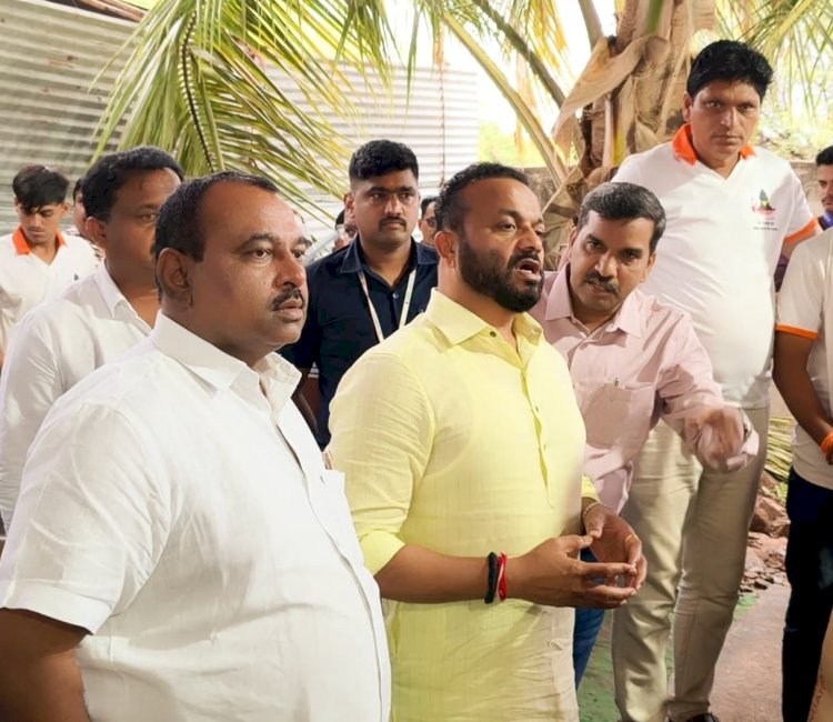आषाढी वारी - पालकमंत्री जयकुमार गोरे यांची वाखरी व पंढरपुरात सुविधांची पाहणी
