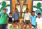 एमआयटी विश्वशांती गुरुकुलमध्ये विद्यार्थ्यांनी साकारल्या पर्यावरणपूरक गणेशमूर्ती