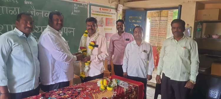 जैनवाडी शाळा व्यवस्थापन समितीच्या अध्यक्षपदी प्रा.गणेश जमदाडे यांची निवड