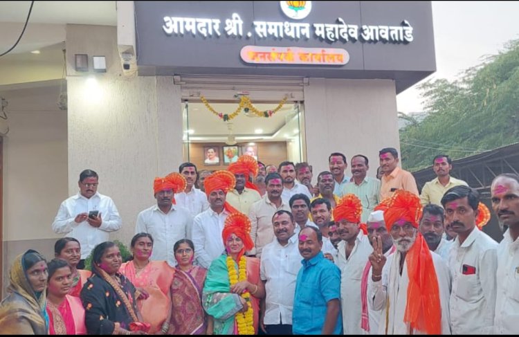 आ.समाधान आवताडे यांच्या मार्गदर्शनाखाली मंगळवेढा तालुक्यातील दोन ग्रामपंचायत व सहा सदस्य बिनविरोध