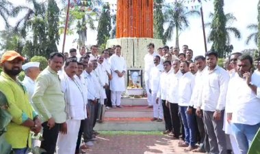 श्री विठ्ठल कारखान्यावर कर्मवीर औदुंबरआण्णांची १००वी जयंती साजरी