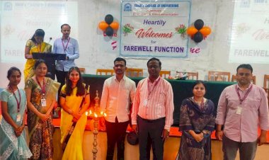 स्वेरीतील इलेक्ट्रॉनिक्स अँड टेलिकम्युनिकेशन इंजिनिअरिंगच्या अंतिम वर्षातील विद्यार्थ्यांना निरोप