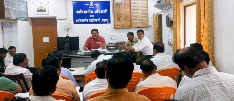 पालखी मार्गावरील कामे 10 जून पर्यंत पूर्ण करावीत - प्रांताधिकारी सचिन इथापे