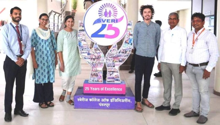 अमेरिकेतील विद्यार्थिनींची स्वेरीला सदिच्छा भेट जाणून घेतली स्वेरीतील संशोधन विभागाची प्रगती