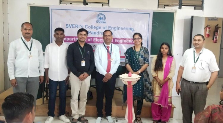 स्वेरीतील इलेक्ट्रिकल इंजिनिअरिंगच्या अंतिम वर्षातील विद्यार्थ्यांना निरोप