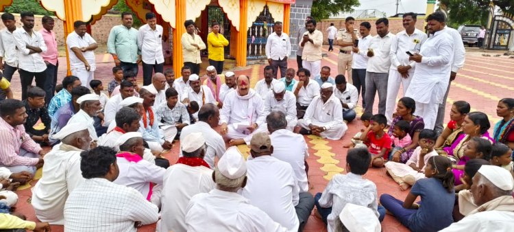 मा.आम.दिपकआबा साळुंखे पाटील यांच्या गावभेट आणि जनसंवाद दौऱ्याला अभूतपूर्व प्रतिसाद 