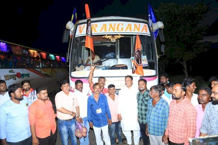 पंढरीतून हजारो बौद्ध बांधवांना घेऊन मनसेची धम्म यात्रा नागपूरकडे रवाना