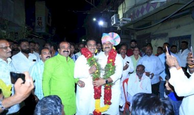 मनसेच्या वतीने आमदार अभिजीत पाटील यांचा नागरी सत्कार 