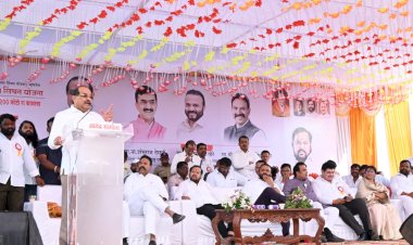 स्वर्गीय बाळासाहेब ठाकरे सिंचन योजनेमुळे सांगोला तालुका पूर्णपणे दुष्काळमुक्त होणार - जलसंपदा मंत्री राधाकृष्ण विखे पाटील