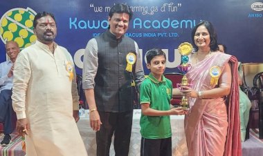 राष्ट्रीय स्तरीय अबॅकस कॉम्पिटिशन स्पर्धा परीक्षेत स्वराज खंडागळे भारतात पहिला