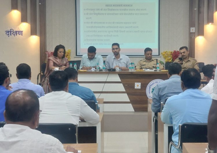 पालखी मार्ग, तळांवरील सर्व कामे २५ जून पर्यंत पूर्ण करावीत - जिल्हाधिकारी कुमार आशिर्वाद