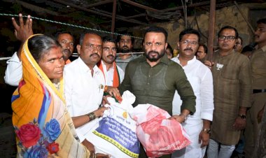 पूरग्रस्तांच्या पुनर्वसनासाठी सरकार कटिबद्ध : पालकमंत्री जयकुमार गोरे यांची दिवाळी कीट व भाऊबीज भेट वाटप कार्यक्रमात ग्वाही