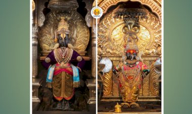 दीपावली – बलीप्रतिपदा,दिवाळी पाडवानिमित्त श्री विठ्ठल-रुक्मिणी मातेस अलंकार परिधान