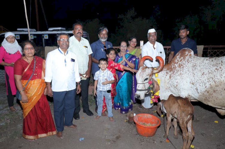 श्री विठ्ठल-रुक्मिणी मंदिरे समिती, श्री क्षेत्र पंढरपूर संचालित गोशाळेत वसुबारस साजरी
