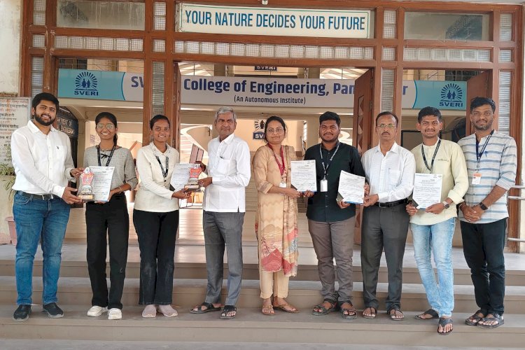 स्वेरीचे १२ व्या राष्ट्रीय तांत्रिक प्रकल्प प्रदर्शन व स्पर्धा ‘सृष्टी-२०२६’ मध्ये घवघवीत यश ; केरळ या राज्यात फडकला स्वेरीचा झेंडा