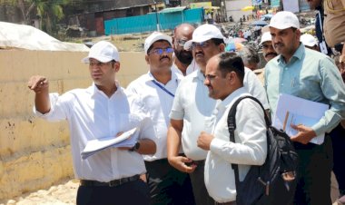 आषाढी यात्रेच्या पार्श्वभूमिवर जिल्हाधिकारी कार्तिकेयन एस.यांनी  केली विविध ठिकाणची पाहणी  