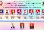 अरिहंत पब्लिक स्कूलची 100% निकालाची उज्वल परंपरा यावर्षीही कायम.....अरिहंत पब्लिक स्कूलच्या विद्यार्थ्यांचे घवघवीत यश