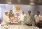 रयत शिक्षण संस्थेच्या मध्य विभाग (सातारा) विभागीय समन्वय समिती सदस्यपदी संभाजी शिंदे यांची निवड; श्री विठ्ठल-रुक्मिणी मंदिर समितीतर्फे सत्कार